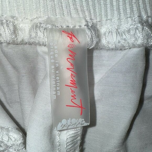 Free People Movement White Mesmerize Me Pant - Picture 3 of 5